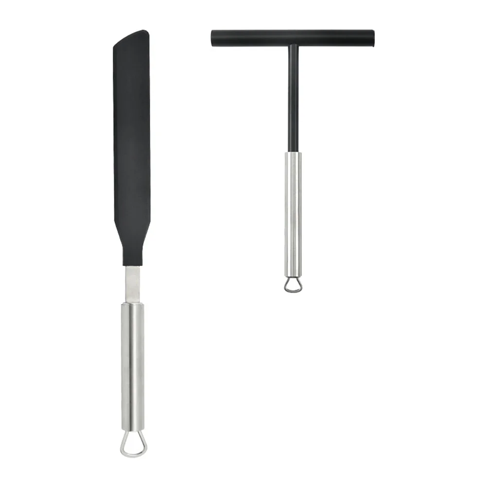 

Crepe Spatula Spreader Scraper Tool Pancake Cake Maker Cream Icing Metal Butter Turner Baking Pastry T Set Utensils Decorating
