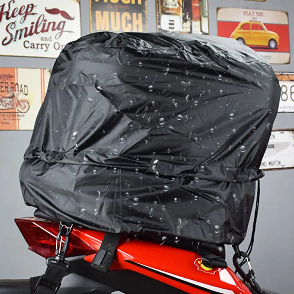 

Black Durable Motorcycle Seat Bag Tail Bag Riding Backpack Storage Bag