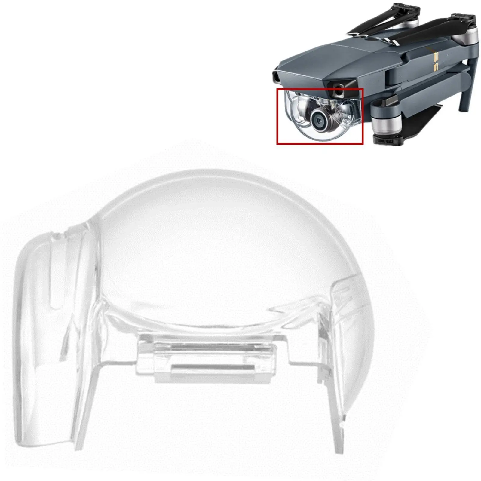 

Крышка для камеры Gimbal для DJI Mavic Pro Аксессуары для дрона Пыленепроницаемая Противоударная сверхпрозрачная Защитная крышка Замена