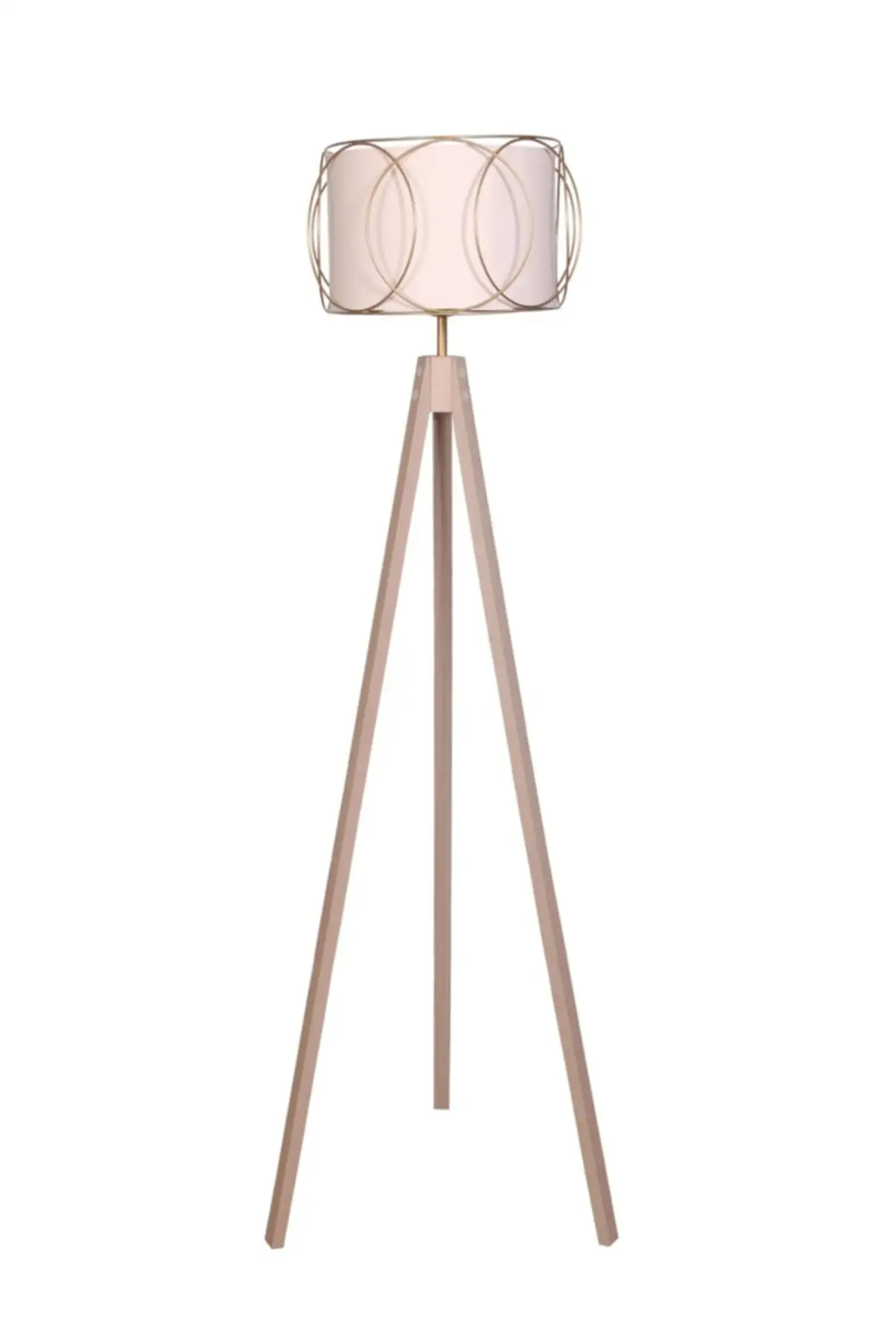 

Роскошная дизайнерская Напольная Лампа кремового цвета в металлическом корпусе