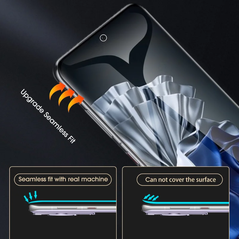 4PCS Full Cover Protective Film for Huawei P60 P6o Pro Art Hydrogel Films Soft Screen Protector for Huawei P60 P60Pro HD Film