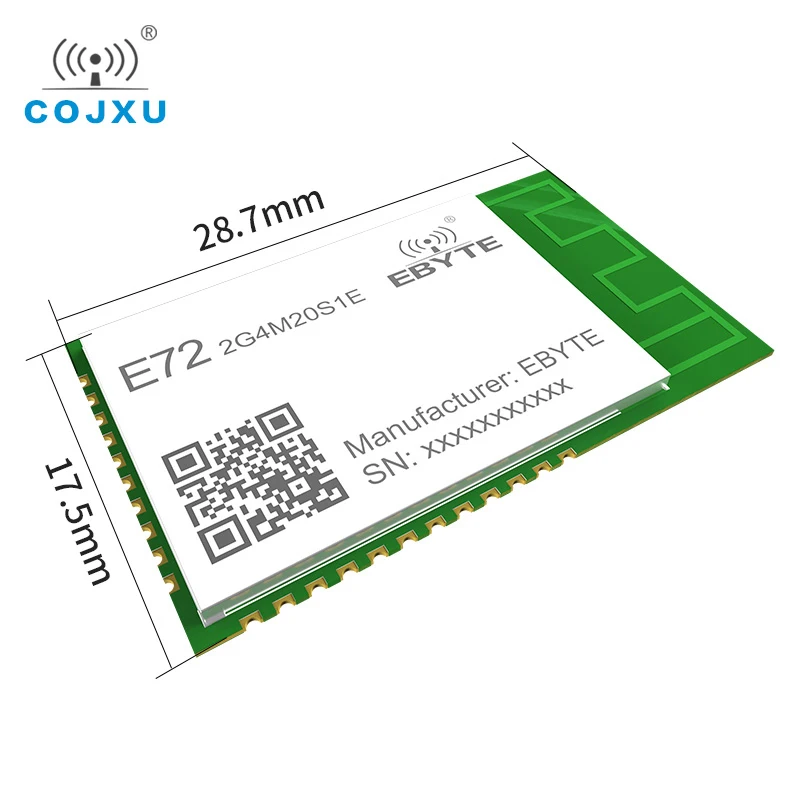5pcs ZigBee Wireless Module CC2652P Bluetooth Module 2.4GHz SoC SMD E72-2G4M20S1E Transceiver Receiver 20dBm PCB Antenna