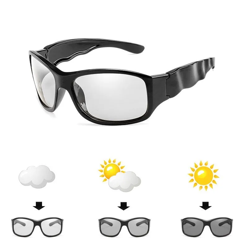 

Солнцезащитные очки поляризационные фотохромные для мужчин и женщин, хамелеоновые модные солнечные аксессуары для вождения