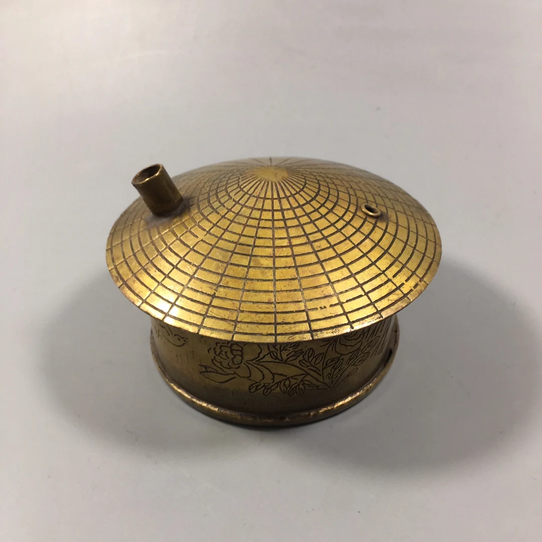 

Exquisite antique pure copper water drop ornament