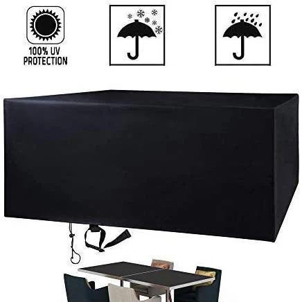 

Direct Selling Black Rectangle Oxford Outdoor Waterproof Sofa Cover with Waterproof