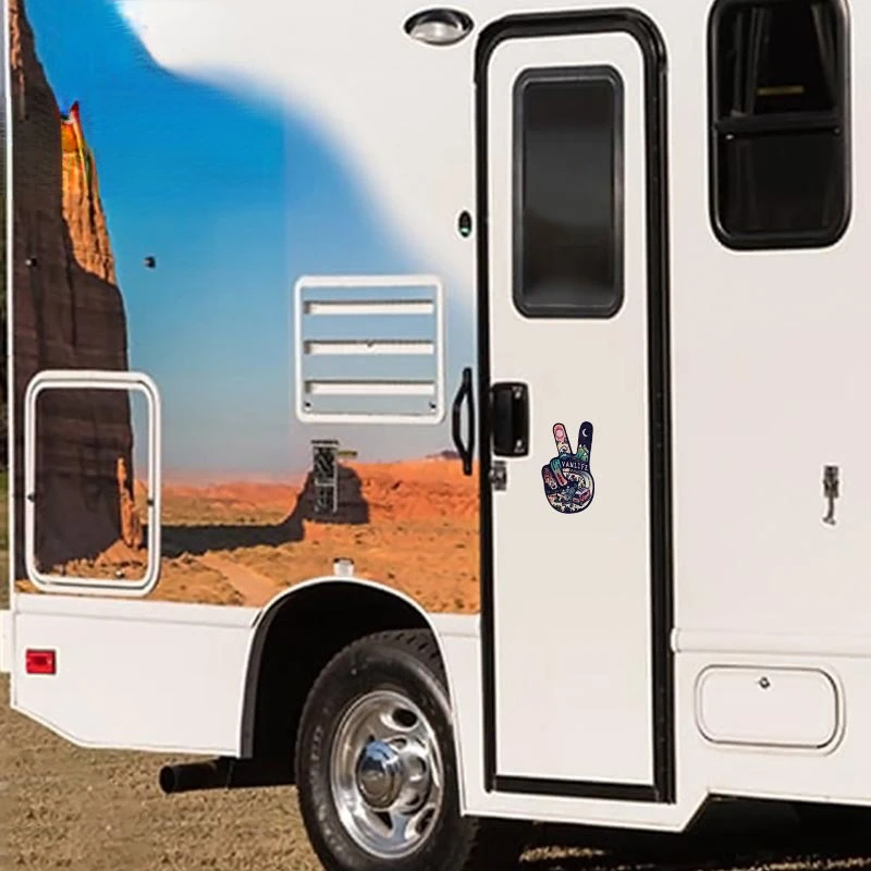 JHSG автомобильные наклейки от солнца для блокировки царапин ноутбука фургона