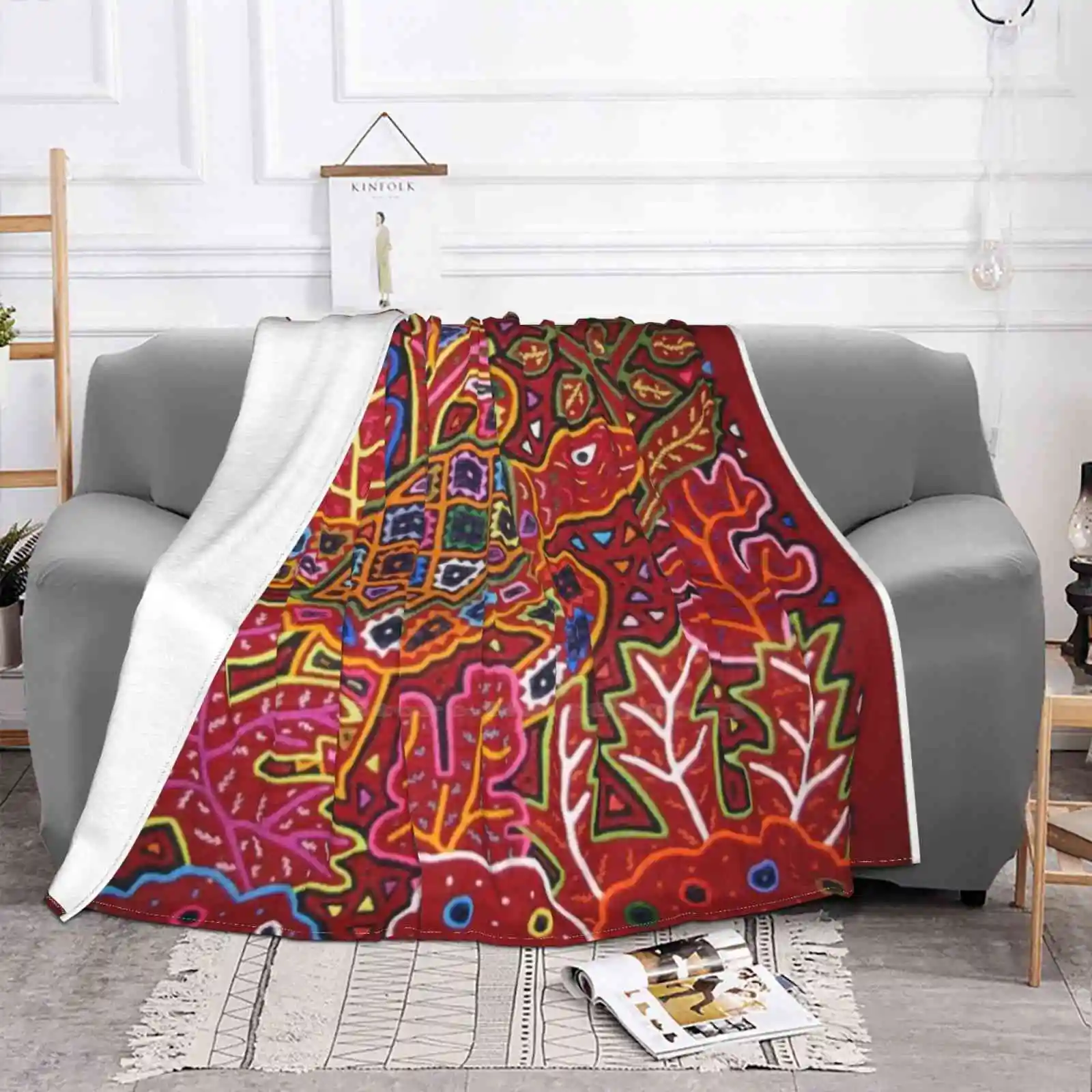 Mola De Panama для дома дивана-кровати кемпинга автомобиля самолета путешествий