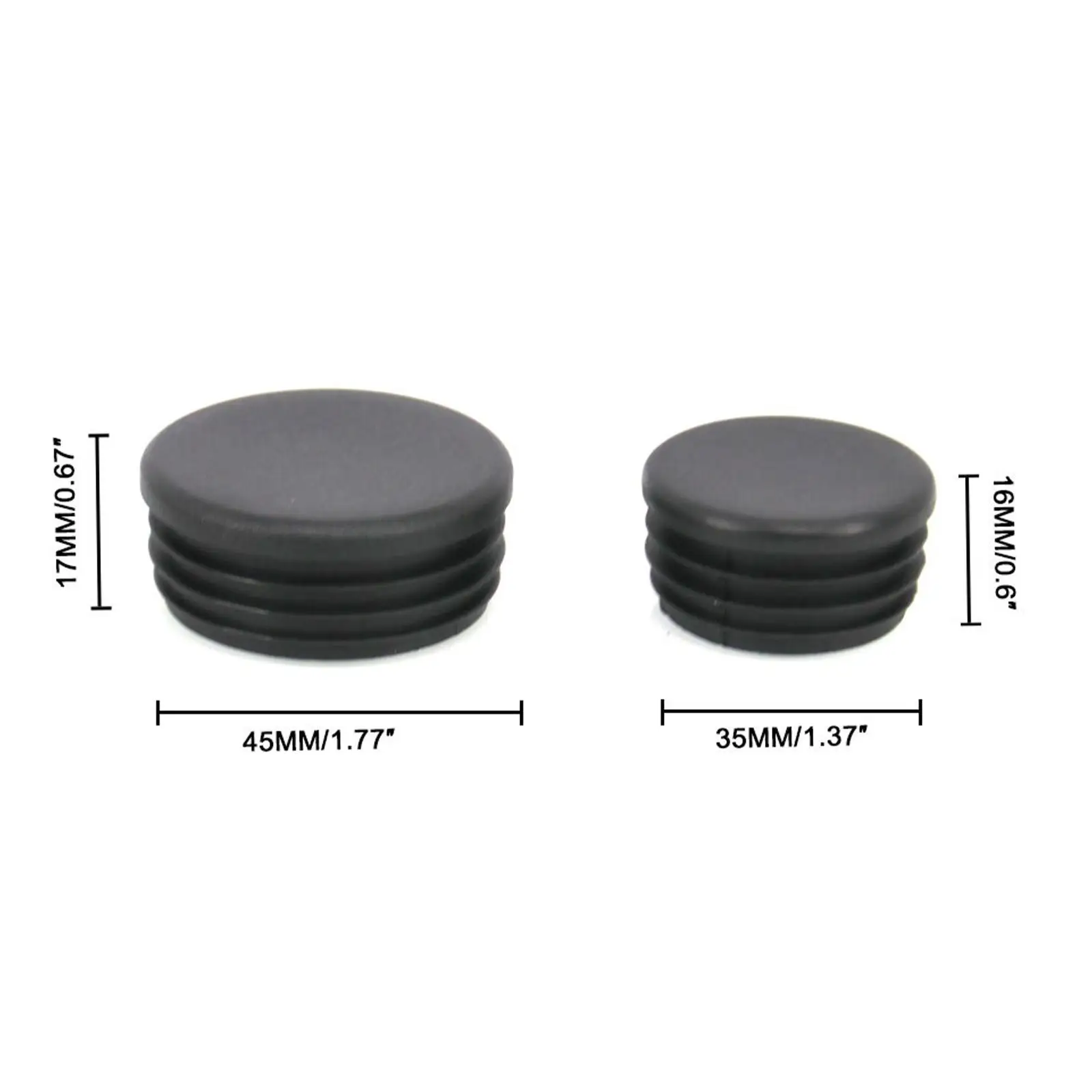 Водонепроницаемые крышки для вилок шасси 8 шт. пылезащитные аксессуары черные