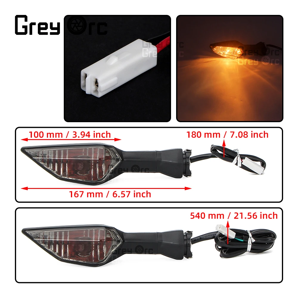 Передний и задний указатель поворота для KAWASAKI Versys 1000 650 ER 6N ER6N ZRX 1200 аксессуары