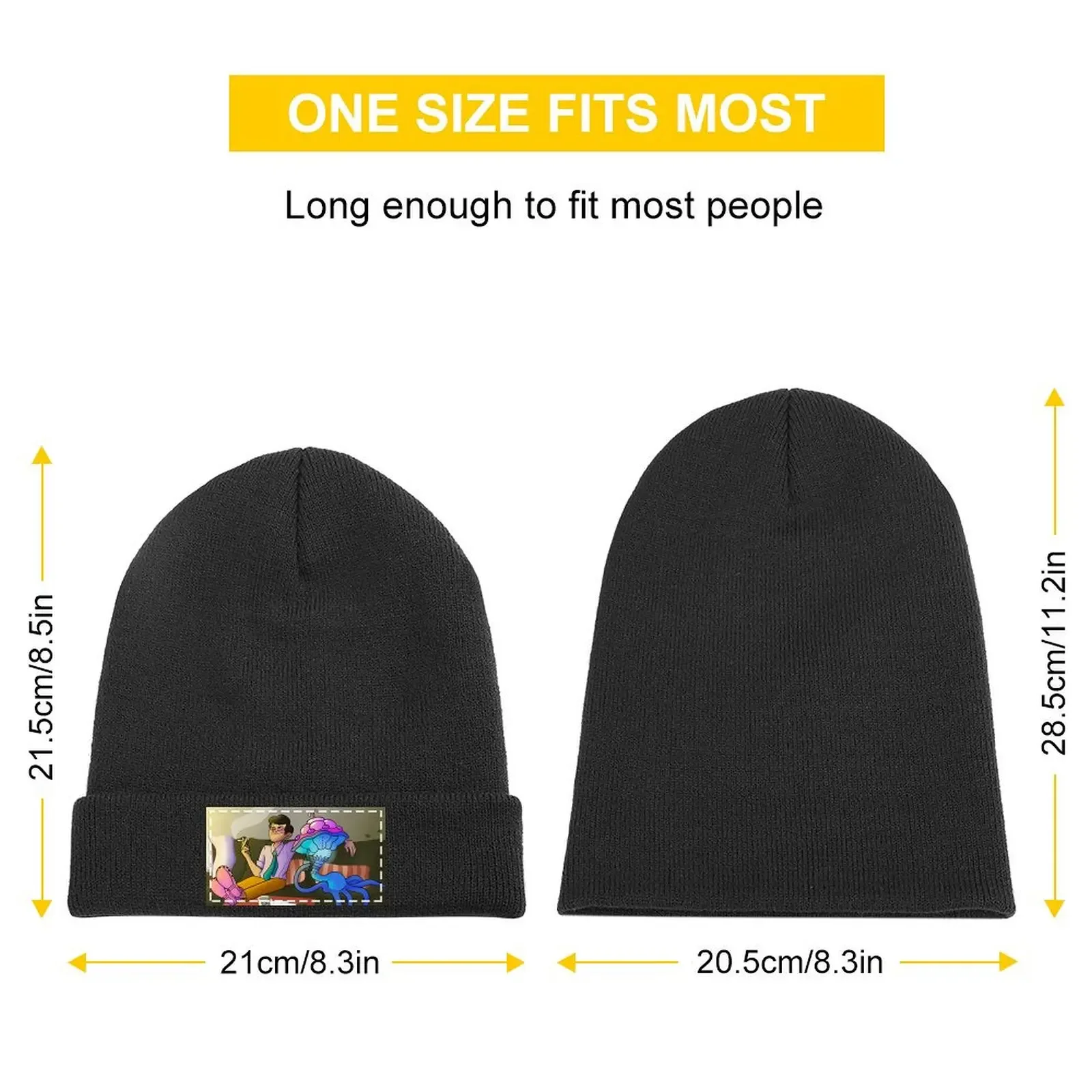 Myc and Andre Inside Job Netflix Вязаная шапка забавная Роскошный бренд Мужчины Женщины