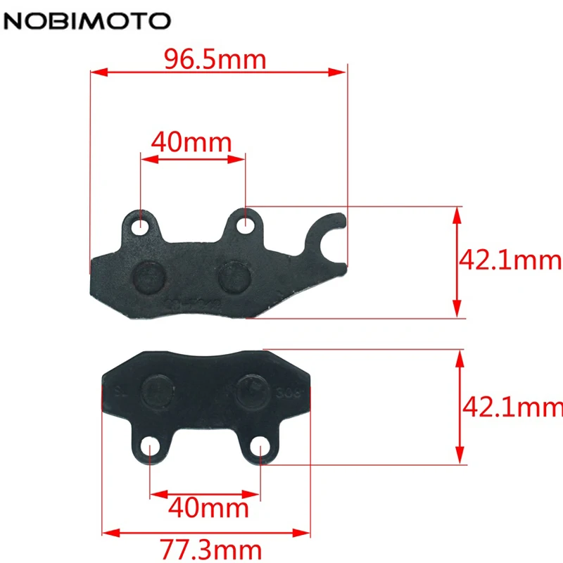 Универсальные тормоза и подвесные тормозные колодки для мотоцикла ATV 50CC 125CC 250CC