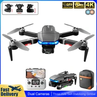 s7s profesional drone 4k hd camera 5g gps 3 axis gimbal anti shake brushless helicopter foldable rc quadcopter toys