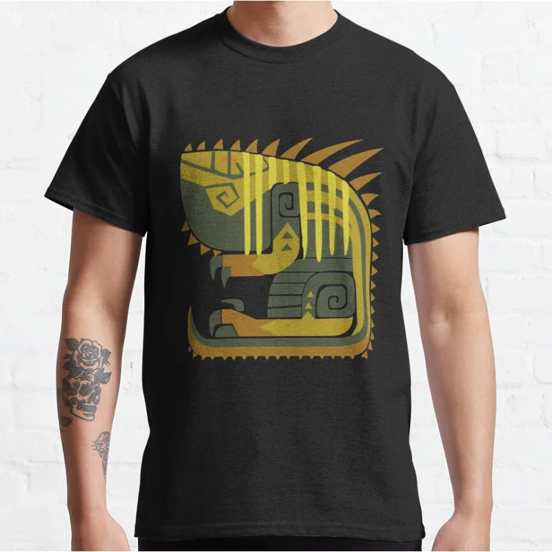 Jagras 80s милые аниме видеоигры Monster Hunter world MHW Hunting Club графические футболки для мужчин