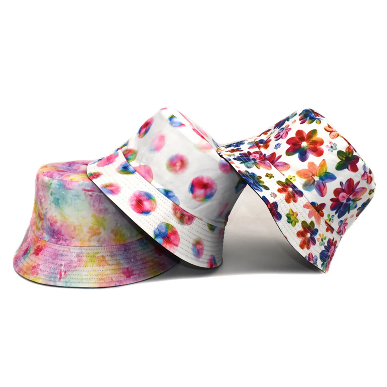 

Панама хлопковая для мужчин и женщин, модная пляжная Регулируемая моющаяся шапка с принтом мяты, зеленая, инопланетянин, летняя