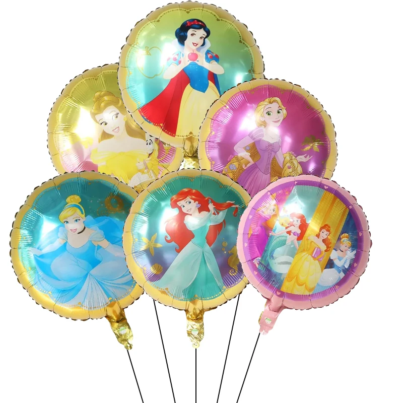 

Фольгированные шары Disney принцессы 6 шт