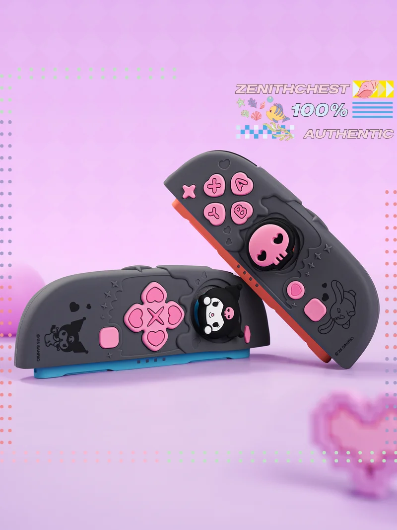 Официальный мягкий защитный чехол Sanrio Jixiang для NS2 Joy‑Con, силиконовые чехлы, прочные, устойчивые к царапинам, с мультяшным рисунком, игровые аксессуары (art.: 3920dc56fbc13) - 3920dc56fbc13