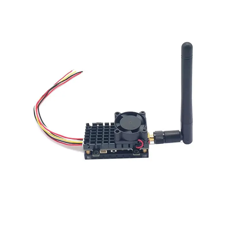 5,8 Ghz 2W беспроводной FPV передатчик TS582000 5,8G 2000MW 8CH видео AV аудио передатчик дальность более 20 км для радиоуправляемого FPV дрона самолета