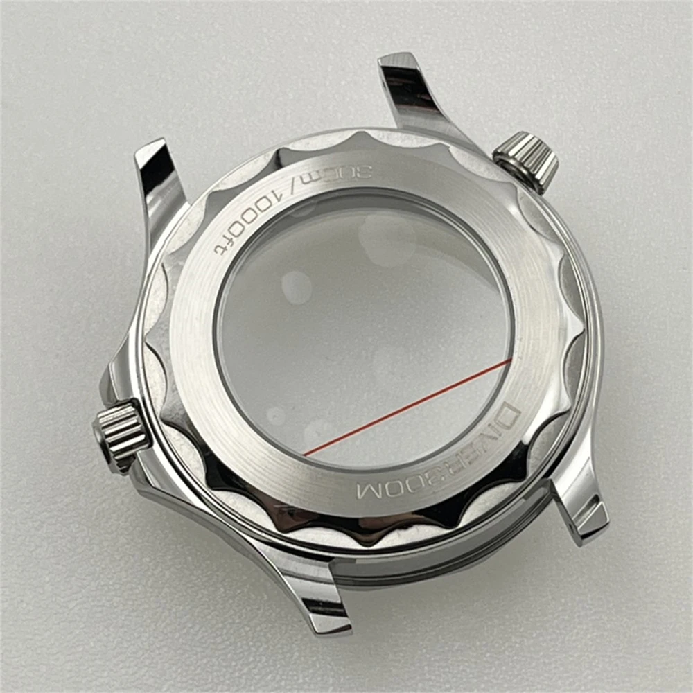 NEW Convex Mirror Arch Glass Watch Case NH35 42mm Stainless Steel Waterproof Case For NH35A/NH36/4R35A/4R36A Movement 31mm Dial