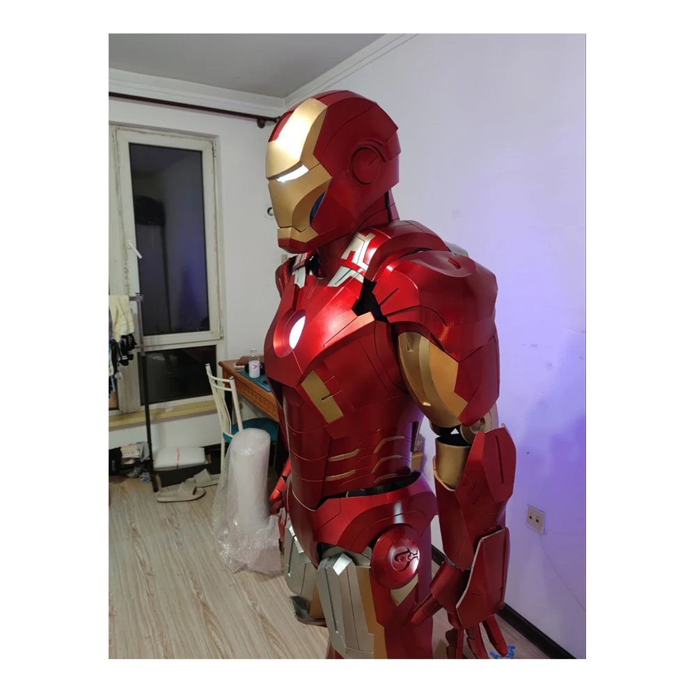 

Life Size Iron Suit Man Robot Costume Cosplay Tony Stark Mk5 Statue Adult Cosplay Toys Robot Price Light Up Robot Costume