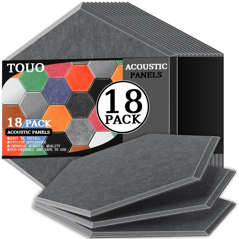 Акустическая панель TOUO 6-18 шт. огнестойкая звукоизоляционная настенная высокой