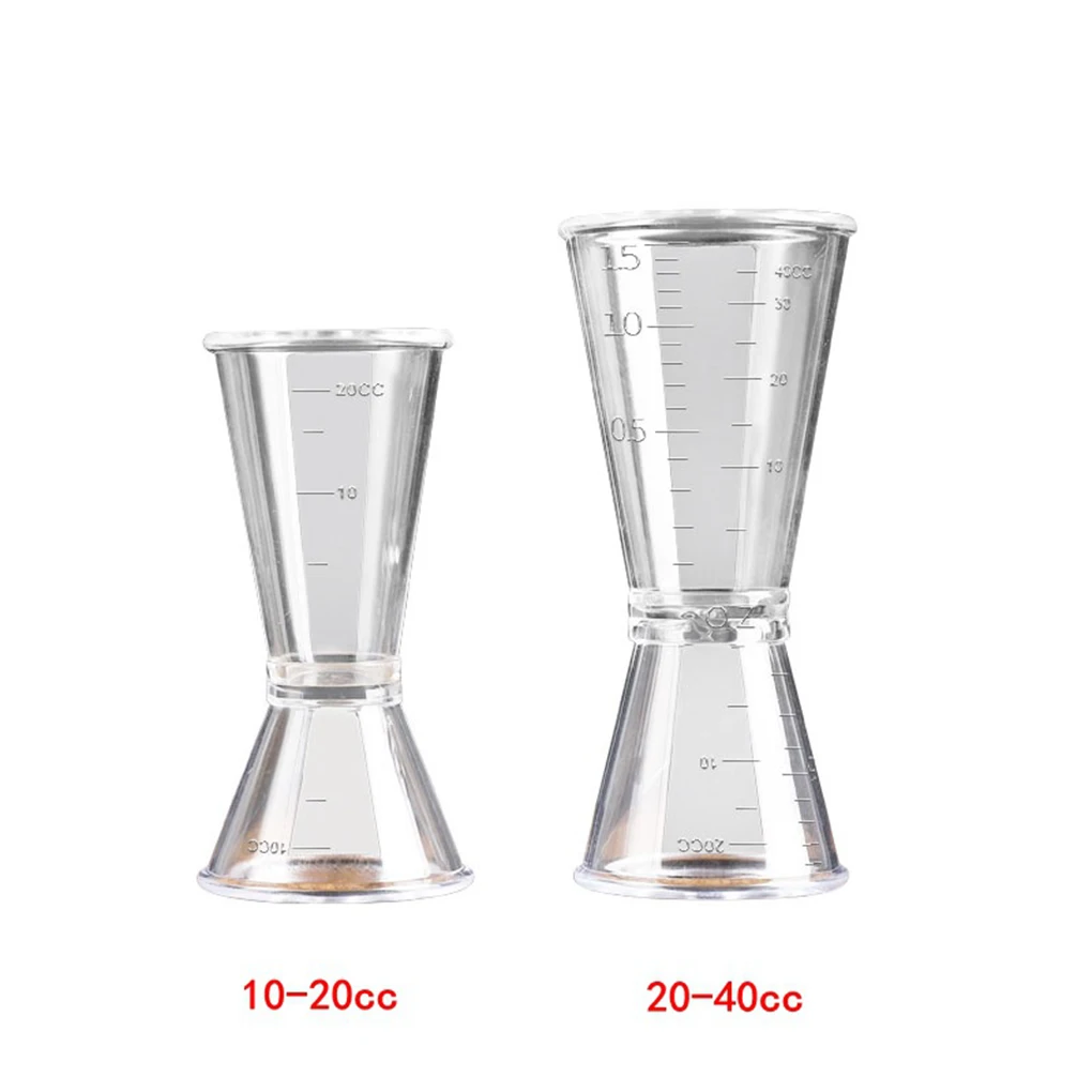 

10/20ml or 20/40ml cocktail shaker measuring cup kitchen bar tool scale cup beverage alcohol measuring cup kitchen gadget