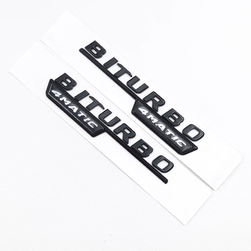 Черная глянцевая эмблема с 3D логотипом ABS для Mercedes Benz C43 W205 W206 AMG автомобильный