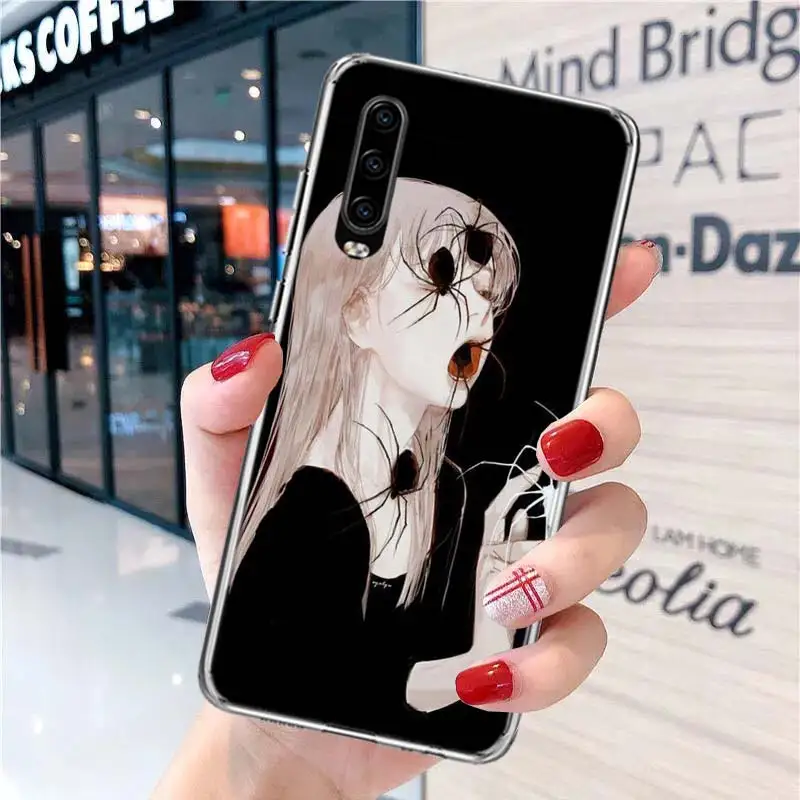 Японский ужас манга Стильный чехол для телефона Huawei P30 P20 P40 P50 P10 Mate 40 30 10 20 Lite Pro