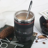 stainless steel camera five generations slr coffee lens water bottle for man coffee cup creative gift thermo bottles for coffee