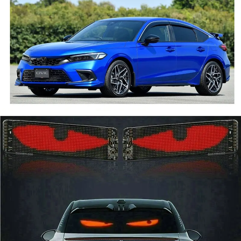 Светодиодный индикатор лобового стекла автомобиля Devil's Eye для honda city civic 2021 Ridgeline