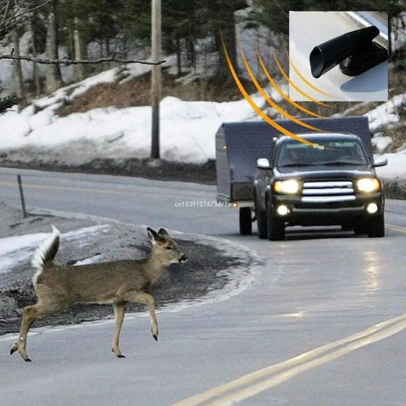 2 шт. автомобильные свистки оленей избегают столкновений животных отпугиватель