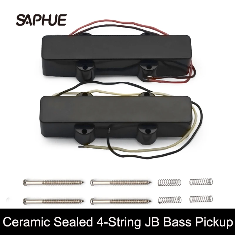 

Ceramic Sealed Style 4-String JB Bass Pickup For JB Style Bass Guitar Parts