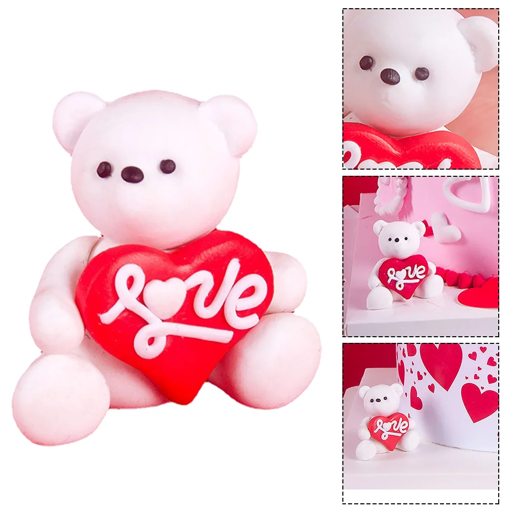 

2 Bear Decor Unique Small Love Bear Bear Cake Decor Mini Bear Decor for Decoration Cake Decor Party