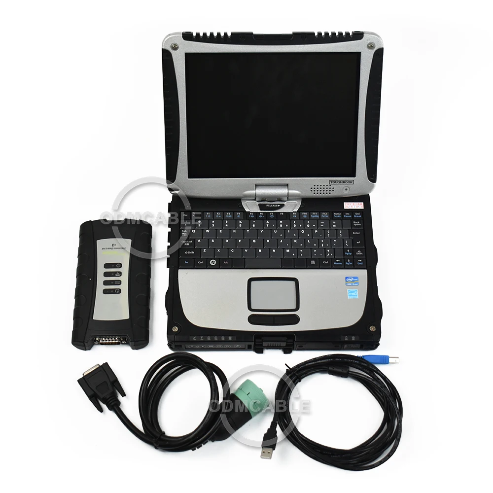 

V5.3 version JD AG CF Electronic Data Link V3 Diagnostic kit JD Service Advisor EDL V3 diagnostic tool + Toughbook CF19 laptop