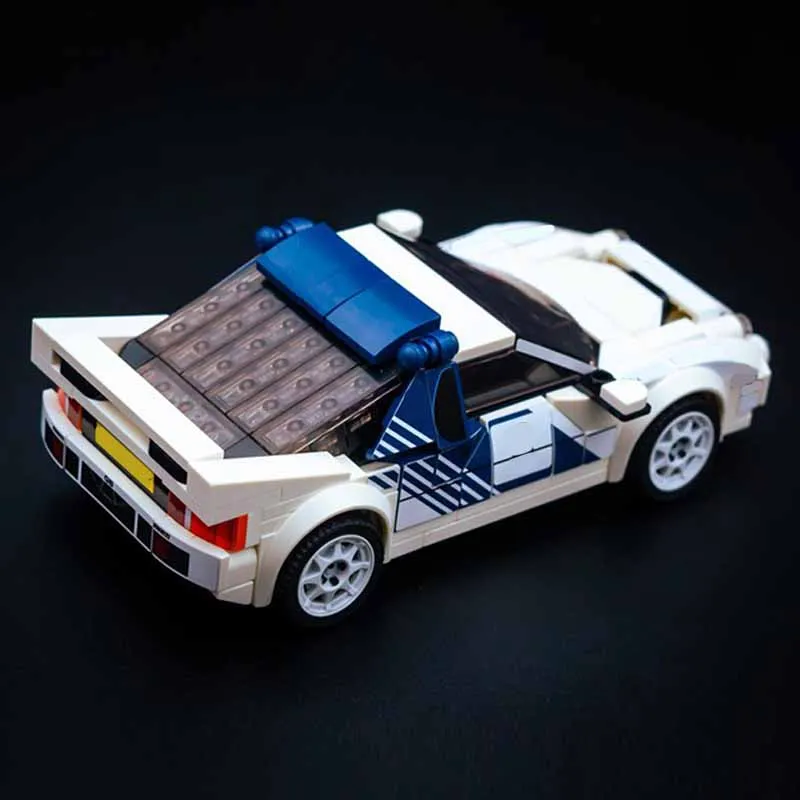 Популярная модель Speed Champion MOC Building 4-цилиндровый супер раллийный автомобиль