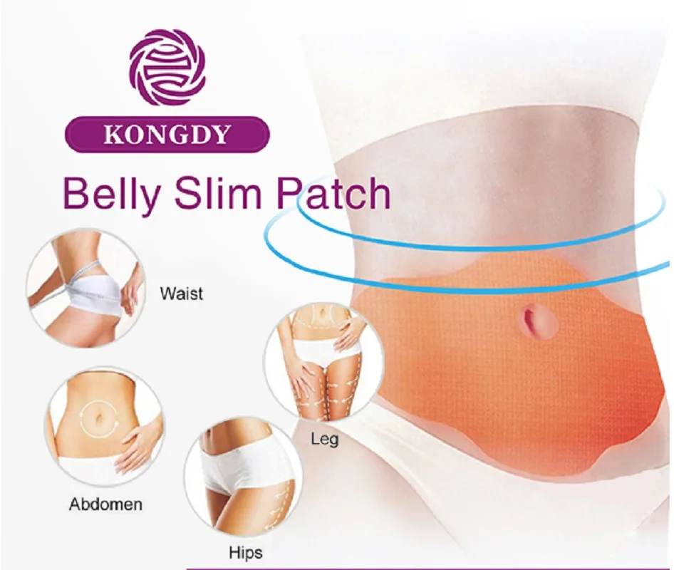 KONGDY 36/60Pcs Leg Slim Patch Lower Body Slim Patch Fat Burning Paster Leg Thigh Arm Belly 6/10 pcs  Slimming Weight Lose Patch images - 6