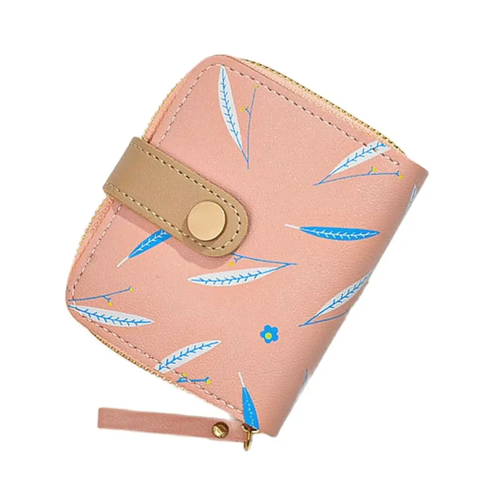 

New Short Women's Zipper Wallet Large Capacity Design For Dating Top Quality Student Fashion Trend Cute And Small Card Holder