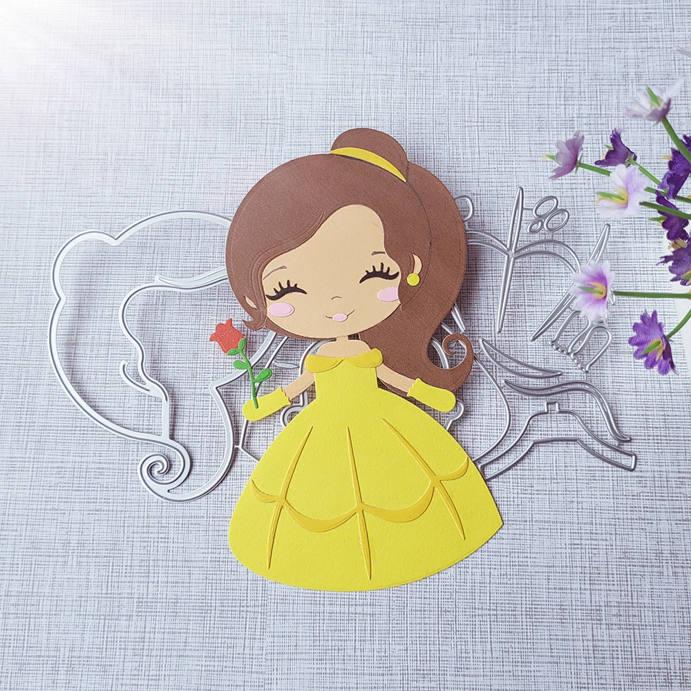 

New Girls in Skirts cutting dies scrapbook decoration embossed photo album decoration card making DIY crafts