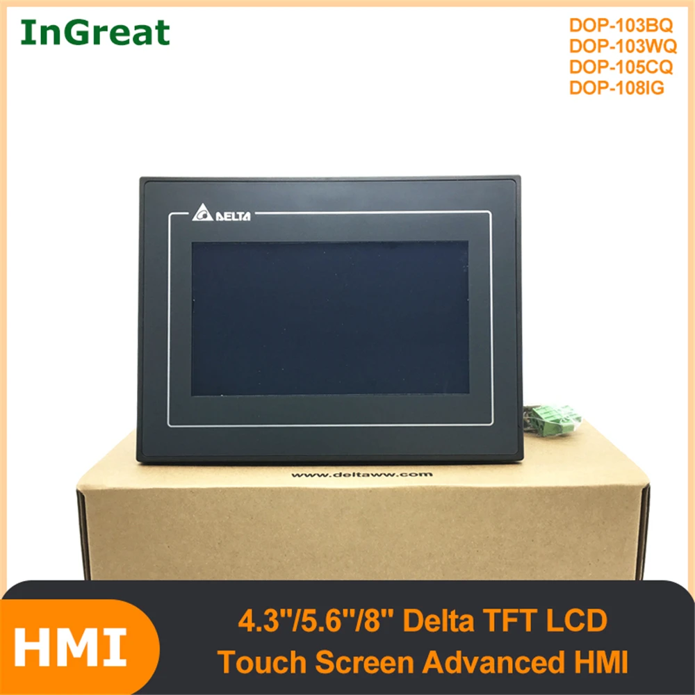 

Delta HMI DOP-103BQ/DOP-105CQ/DOP-108IG/DOP-103WQ вместо DOP-B03S210/DOP-B03S211/DOP-B03E211/DOP-B05S111/B08E515/DOP-B08S515