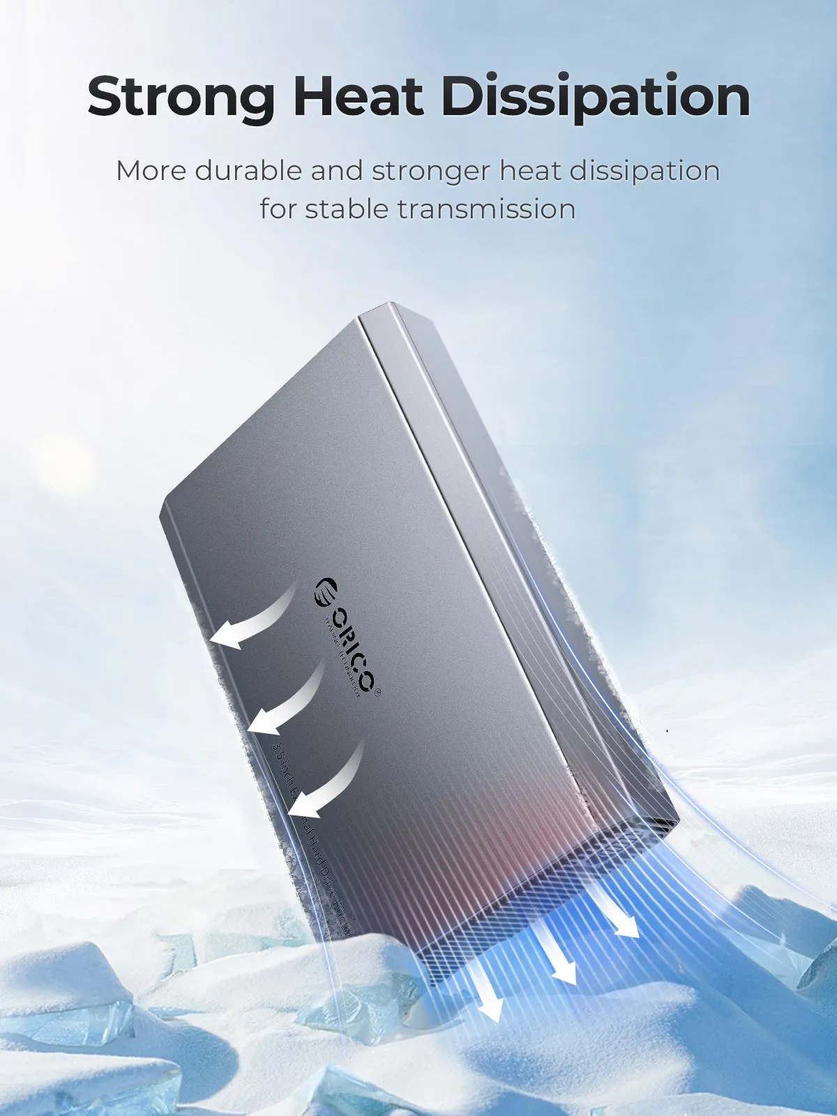 Корпус жесткого диска ORICO 3 5 &quot6 Гбит/с теплоотдачей внешний жесткий диск чехол из