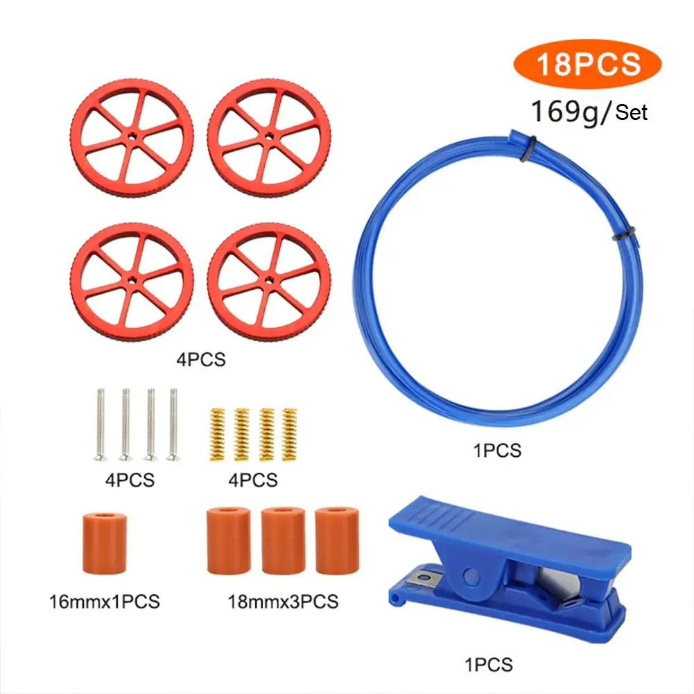

3D Printer Accessories Leveling Nut Leveling Column Die Spring Tube Cutter Screw Compatible For Ender 3/Ender 3 Pro/Ender 3 V2
