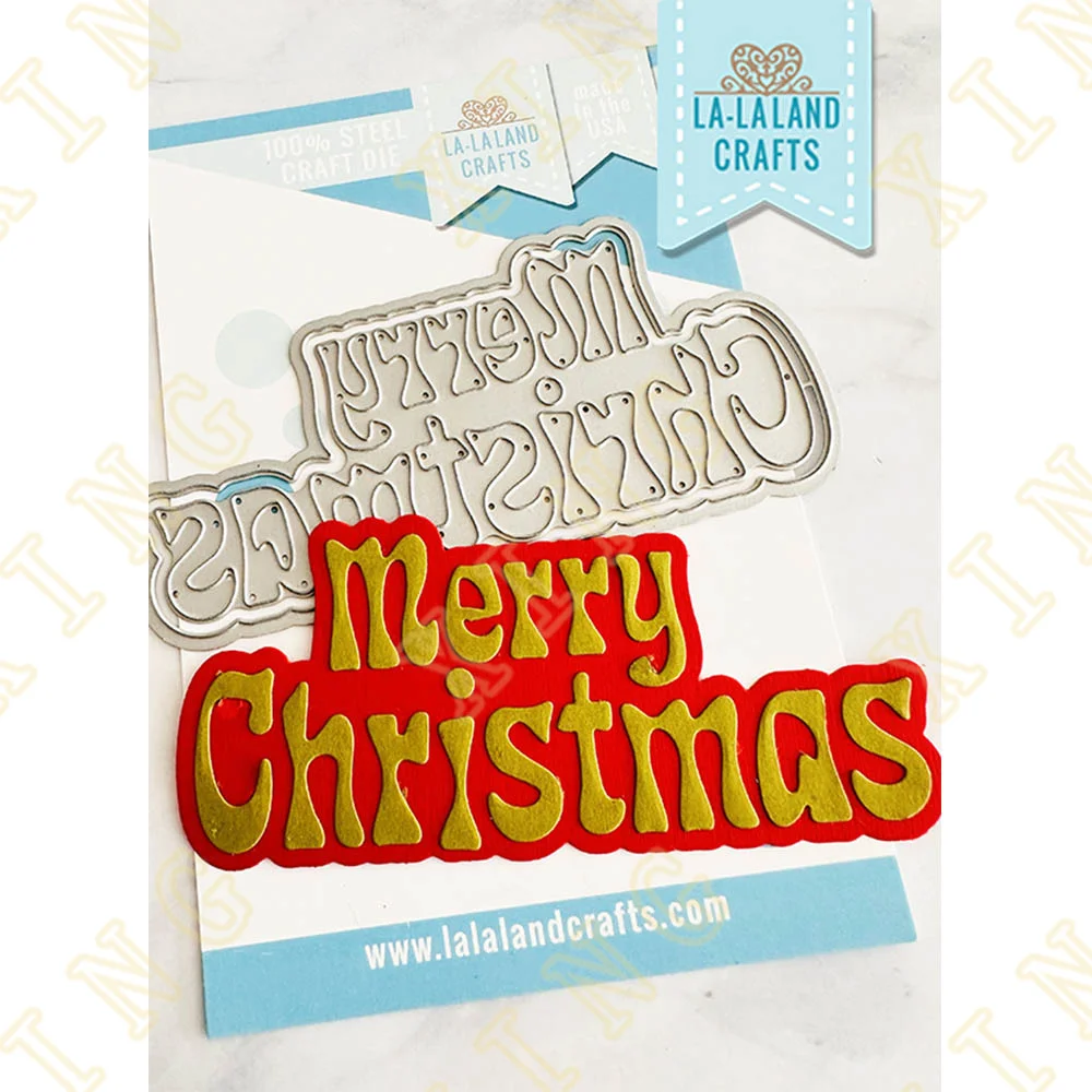 

Merry Christmas Metal Craft Cutting Dies Diy Scrapbook Paper Diary Decoration Card Handmade Embossing New Product for 2022