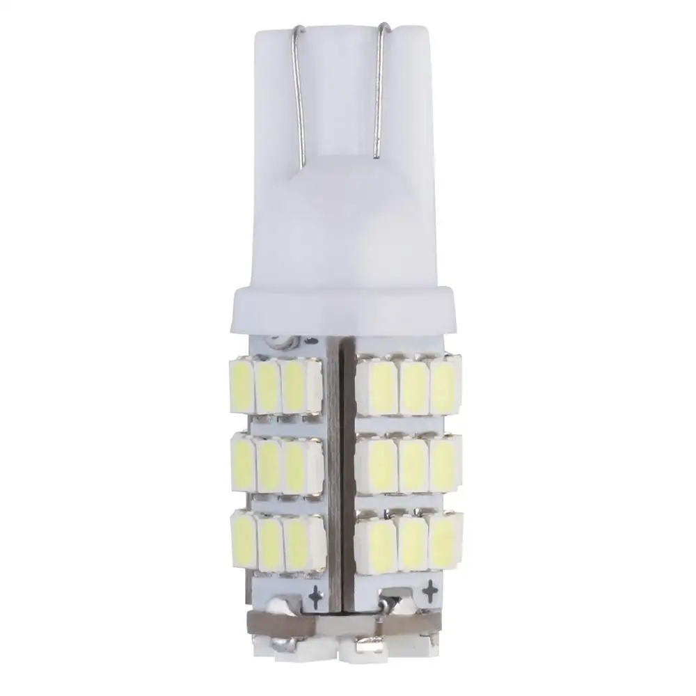 

2 шт., автомобильные светодиодсветодиодный лампы T10 Xenon White 42 SMD