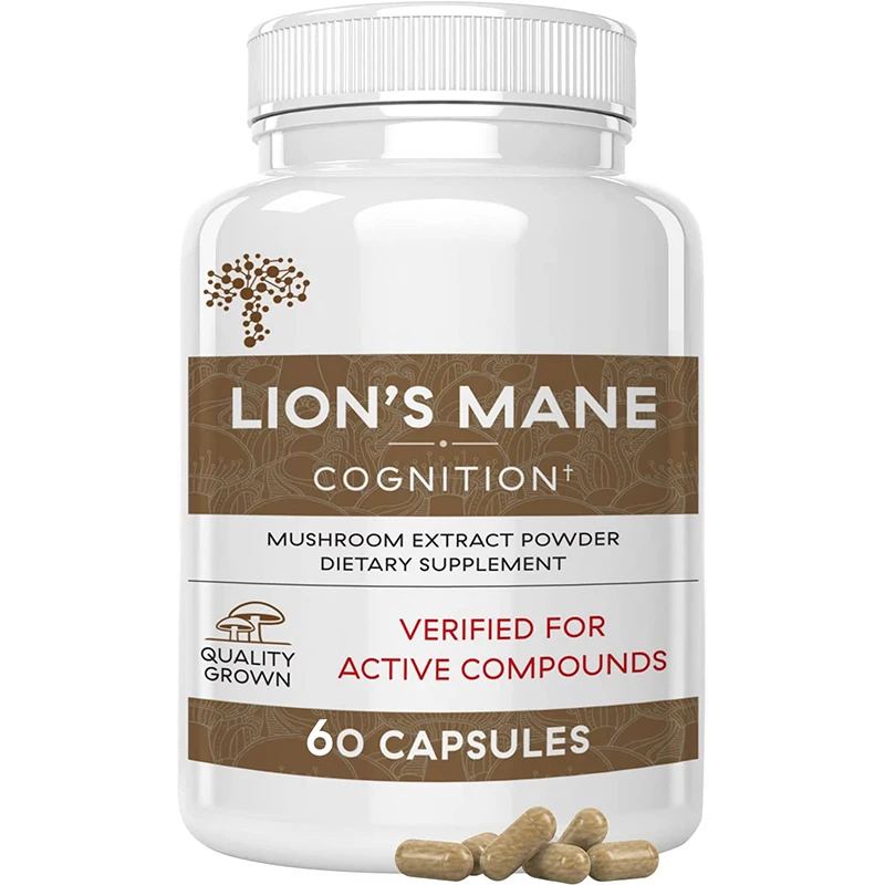 

1 Bottle Lion Mane Ganoderma lucidum Mushroom Capsule Dietary Supplement Health Food Boosts Immune System Against Cancer