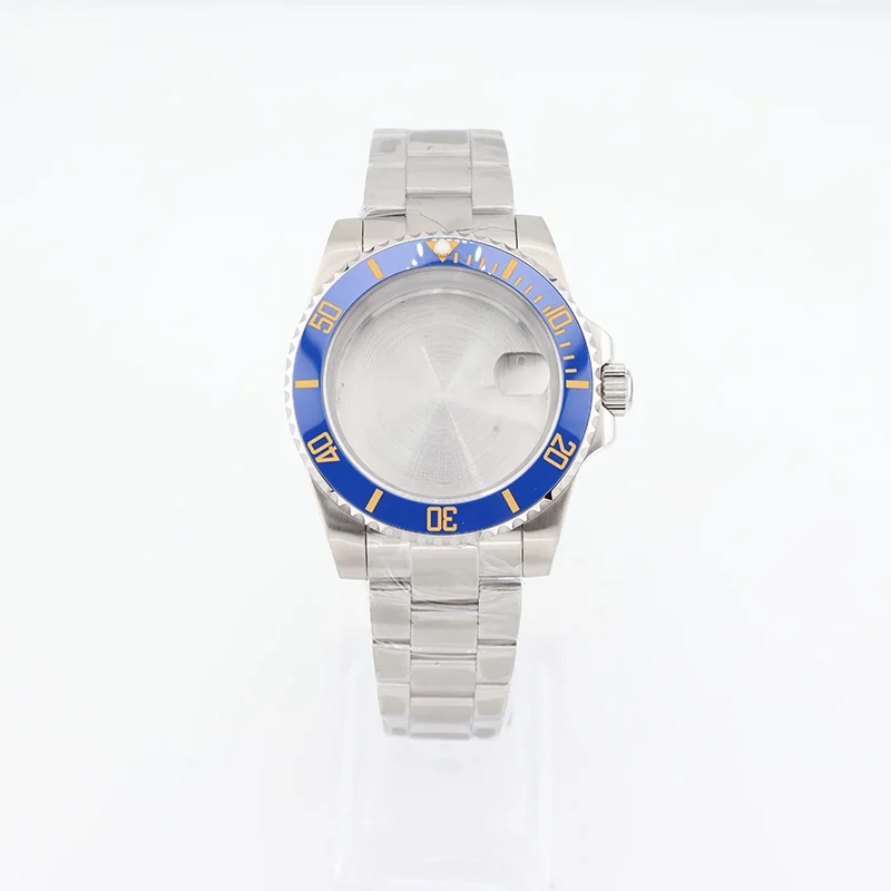 40 мм белый розовый корпус часов Submariner GMT для NH35 NH34 NH36 наручные часы Seiko мужские