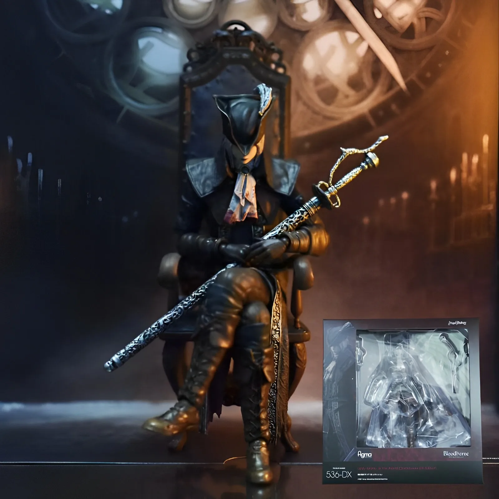 

Original Figma Bloodborne The Old Hunters Edition Lady Maria Of The Astral Clocktower DX Edition In Stock Anime Figures Model