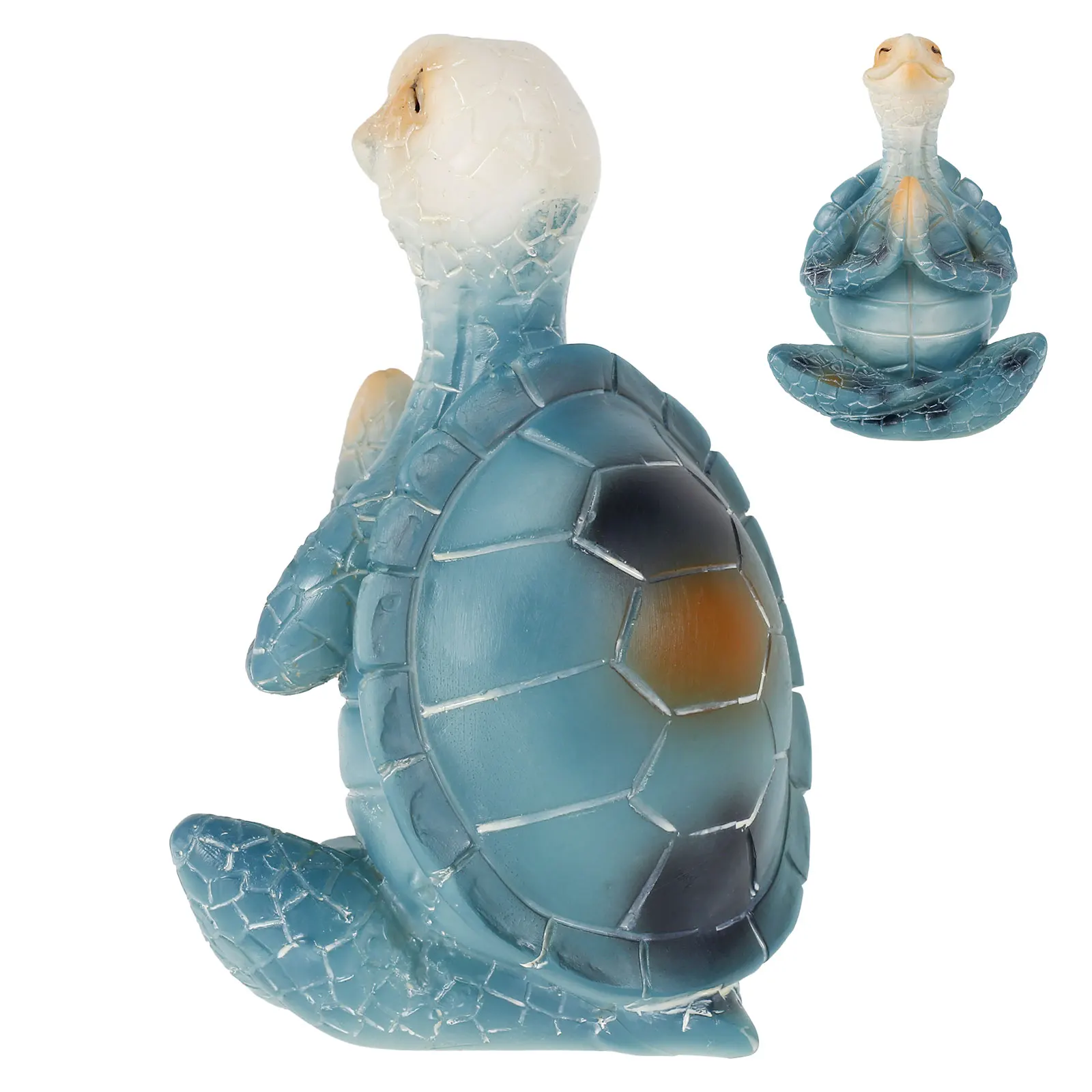 

Meditation Turtle Statue Yoga Sea Turtle Figurine Creative Zen Turtle Décor Resin Turtle Sculpture Craft Cute Sitting Yoga Pose