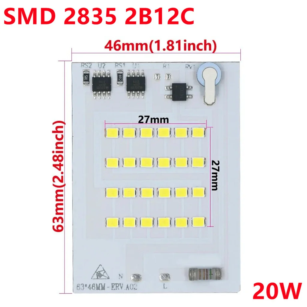 

Светодиодные чипы KuuTzz SMD2835 10/20/30/50/100Вт 220В для прожектора