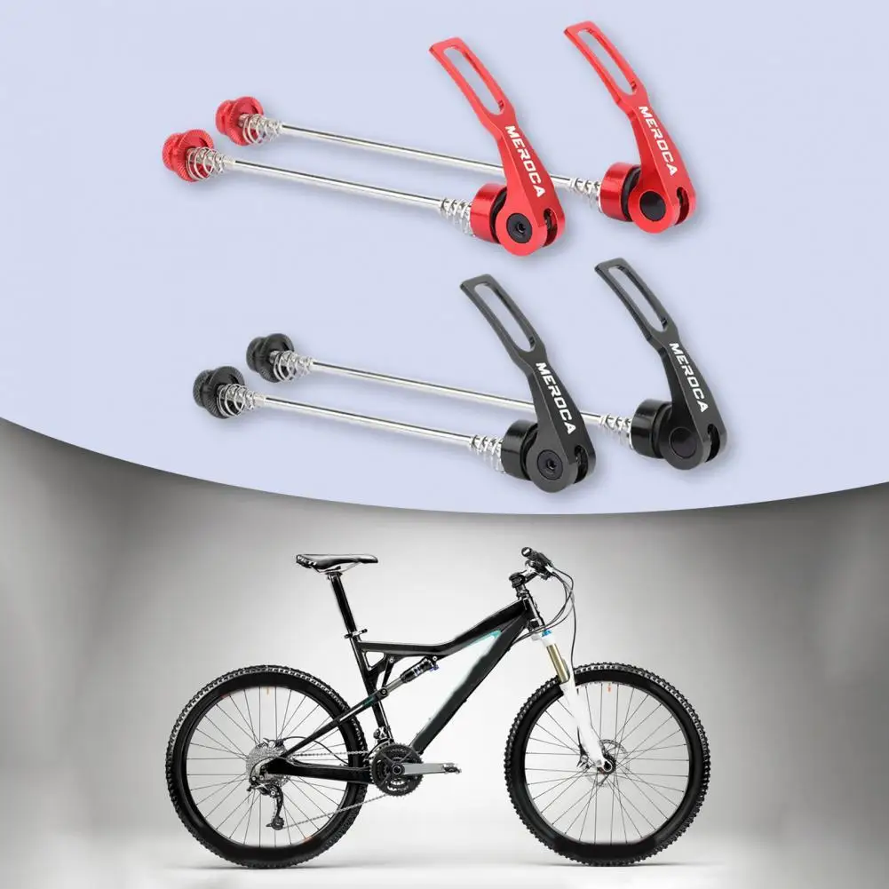 

Bicycle Wheel Hub Skewers Quick Release Heavy-duty Bicycle Repair Front Rear Shock Absorbing Bolt Axle Lever for Bike