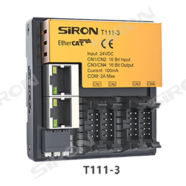 

SiRON T110 ~T111 series Digital/analog Inputs And Outputs 8/16/32 Channels Ethercat Bus Couple Bus Io Module