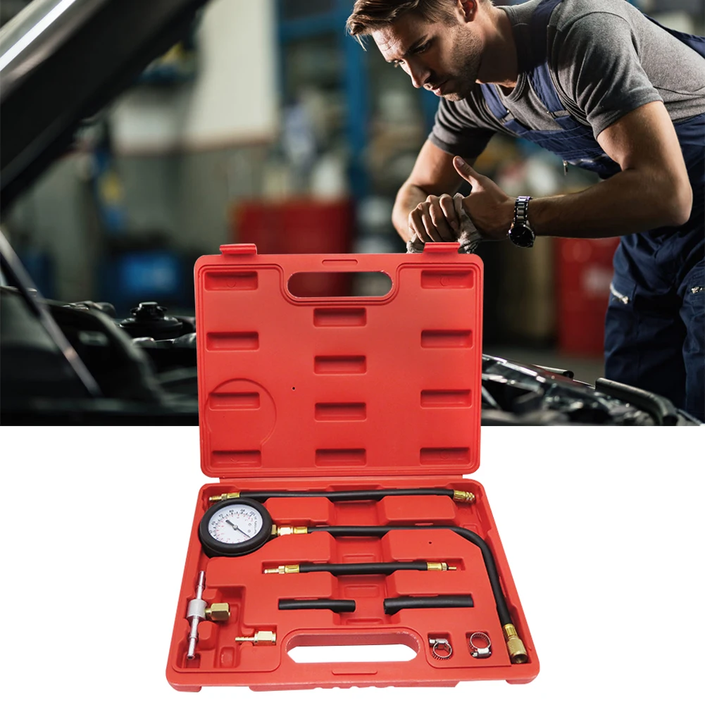 Комплект манометров для измерения давления топлива 0-100PSI набор инструментов